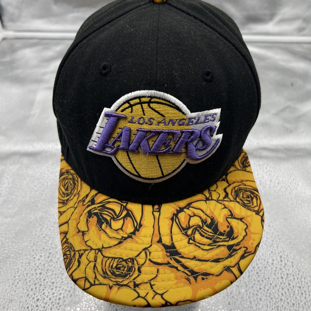 New Era Los Angeles Lakers Hardwood Classics Crown And Rose Hat
